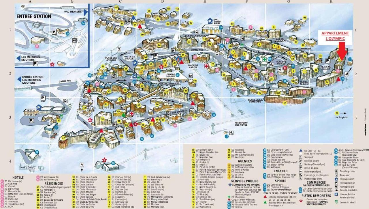 ואל טורנס Olympic, Appartement Renove, Au Pied Des Pistes מראה חיצוני תמונה